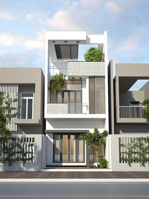 Nhà phố 2 tầng hiện đại